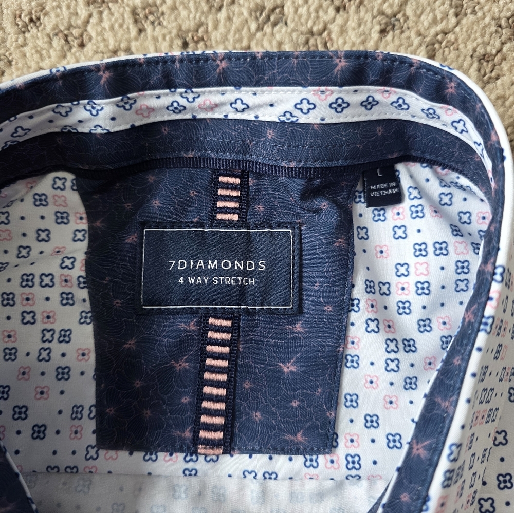 7 diamonds button down - image 3